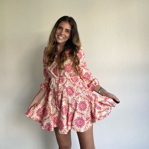 size small worn once - like new condition :) fun colored dress!